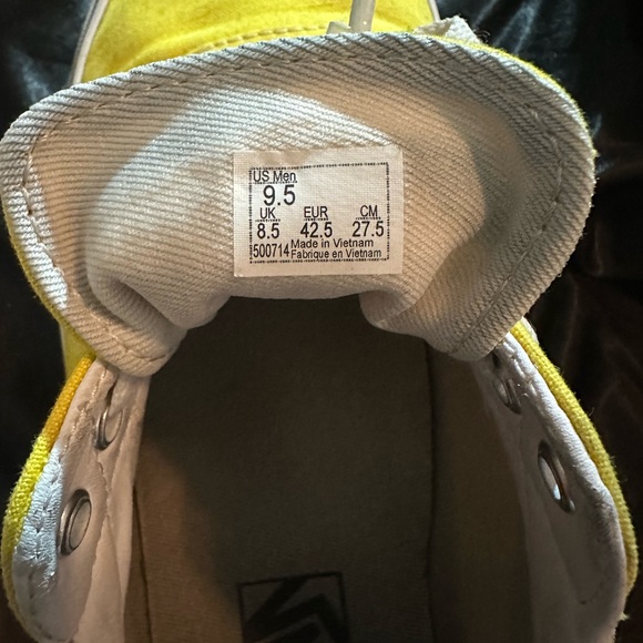 Men Yellow Vans - Picture 3 of 4